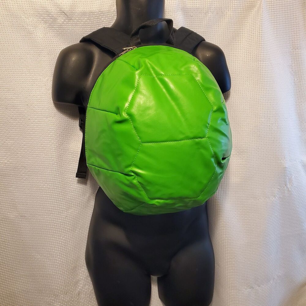 Nickelodeon TMNT Teenage Mutant Ninja Turtle Green Soft Shell Backpack 17x14x9